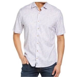 Johnnie-O Top Shelf Ida Short Sleeve Button Down Sz L